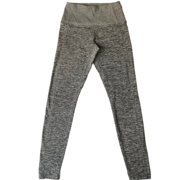 PINK women Leggings size XS Gray Casual Active Workout Yoga Pants Belly Control - Picture 1 of 9